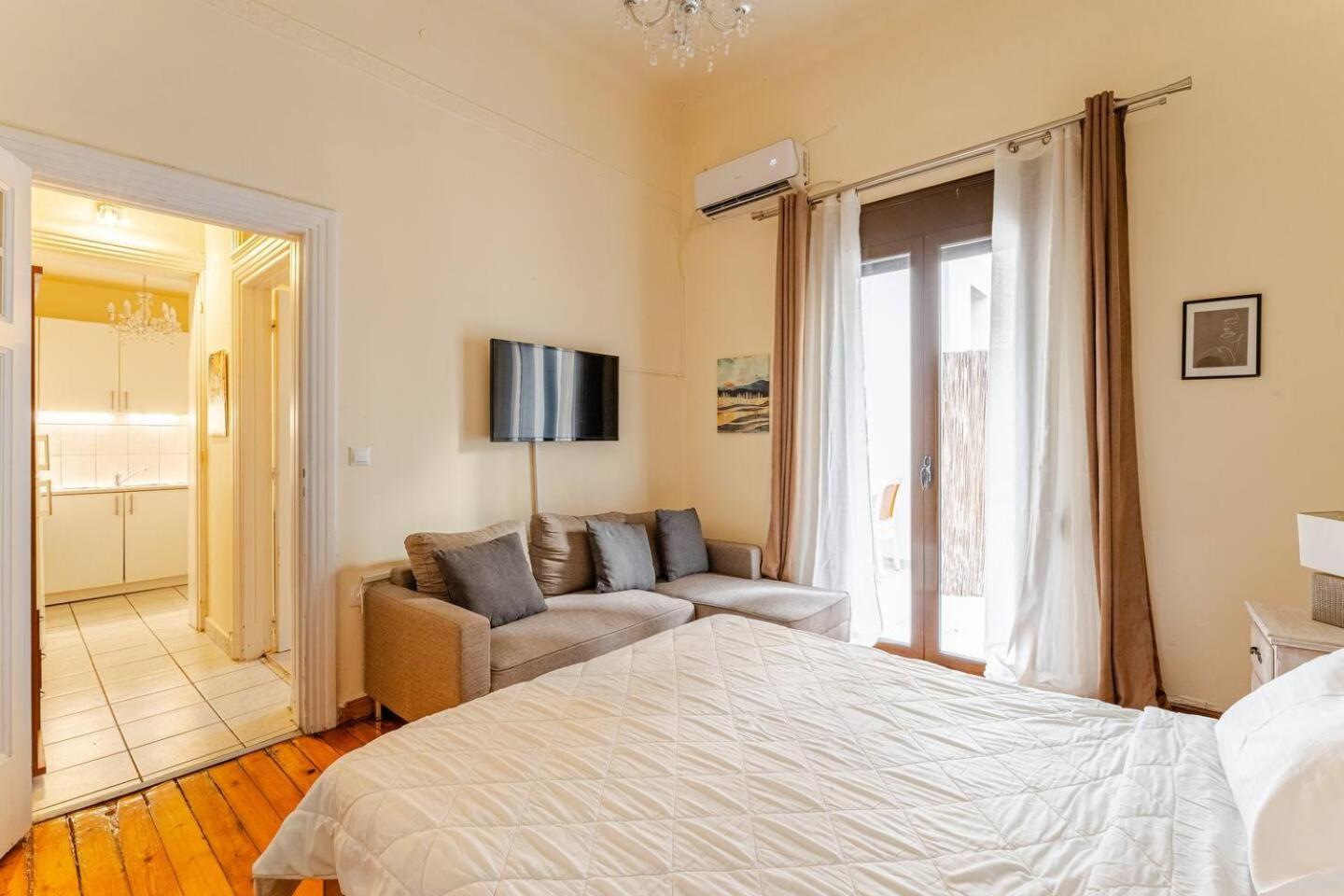 Apartmán John'S Athenian Beauty 45M2 , Metro 7' Exteriér fotografie
